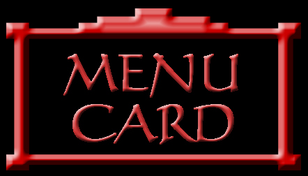 Menu Card